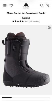 Burton Ion Snowboard Boots Men Sz 11 ($620.00 New) | eBay