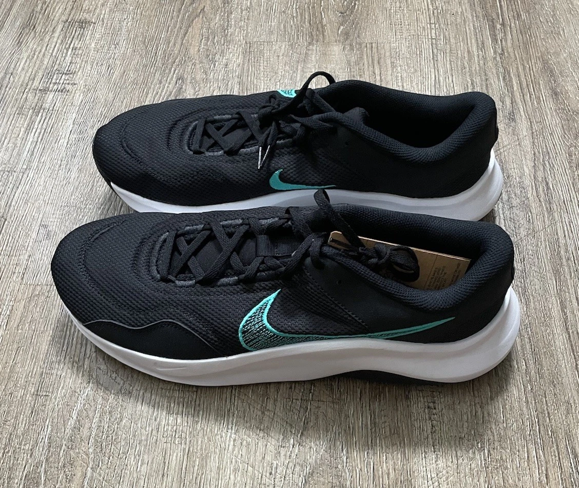 Nike Mens Legend Essential 3 NN Shoe Sz 14 Black Jade DM1120-009 Nike Legend Essential 3 NN Black Clear Jade White DM1120-009  main image 4