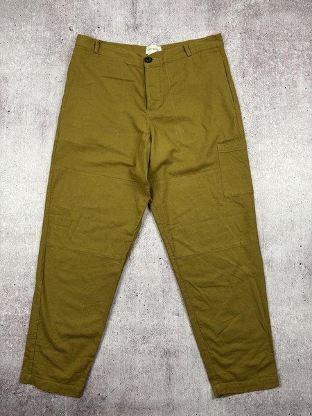Men Oliver Spencer Trousers Olive Linen L