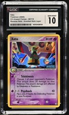 Xatu Ex Unseen Forces Reverse Holo Inverted Holo Layer Error 49/115 CGC 10 on eBay