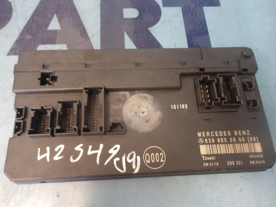 MERCEDES BENZ VITO 116 MK2 FL W639 2010-2014 OM651.940 SAM MODULE A6399000800 - Image 3 of 4