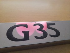 G35 Stainless Steel Chrome Mirror License Plate Frame Rust Free