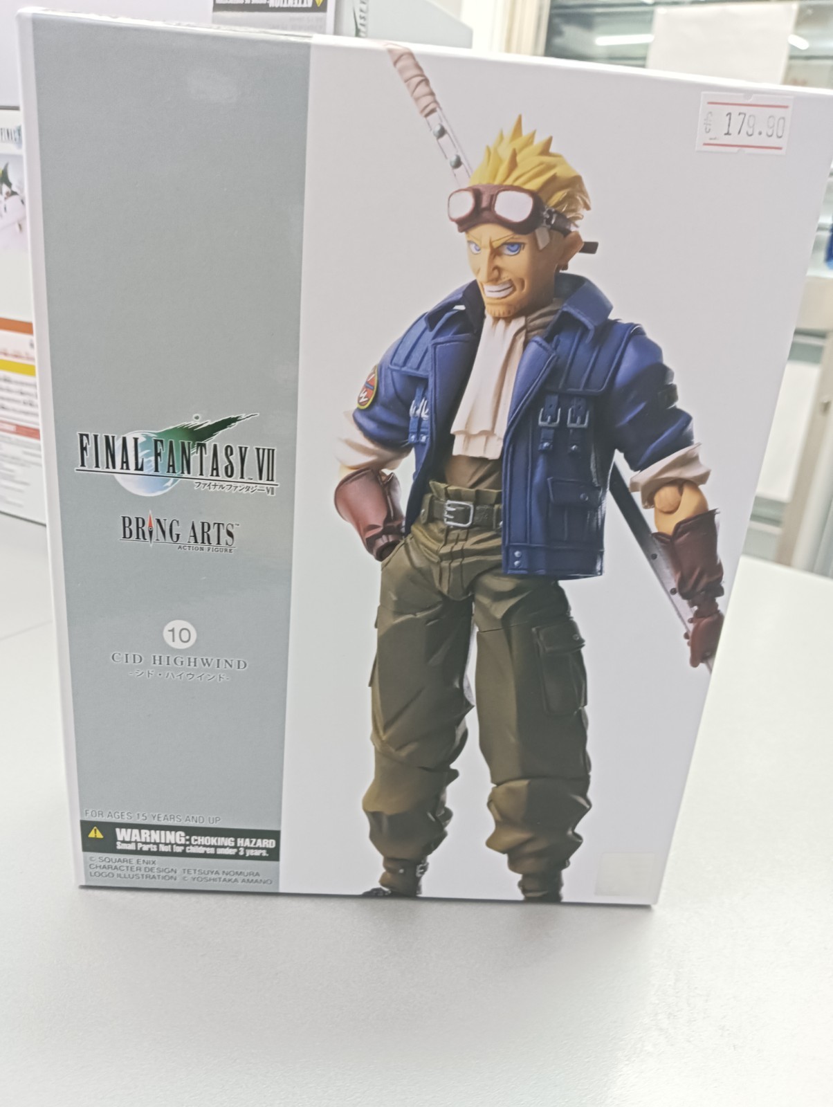 Final Fantasy FF VII Cid Highwind Bring Arts Figure Figurine Square Enix New