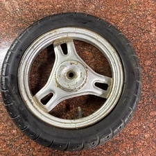 1984-1987 Honda Spree NQ50 rear Wheel Tire Rim 10" Original OEM USED