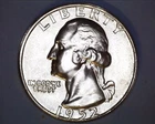1952-D WASHINGTON QUARTER  GEM/BU **331-6