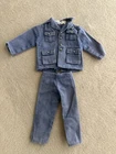 Vintage 1964 G.I. JOE Action Pilot Dress Uniform Set - Shirt & Pants - Hasbro