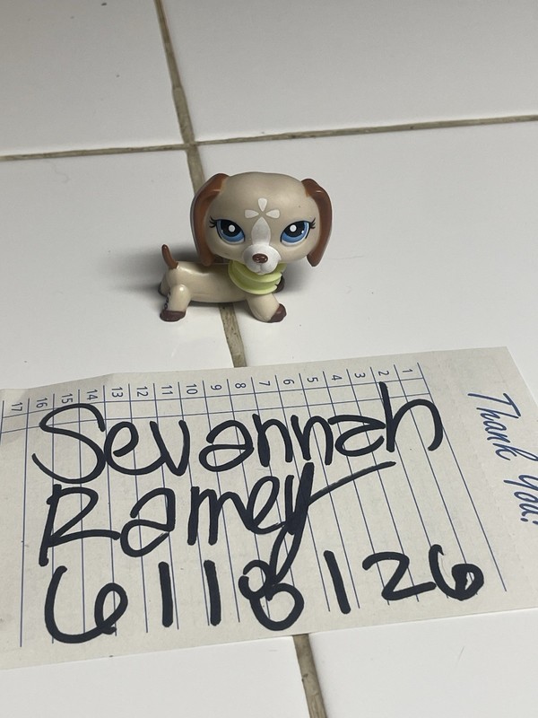 Hasbro Littlest Pet Shop Dachshund #1491 Figure 2006