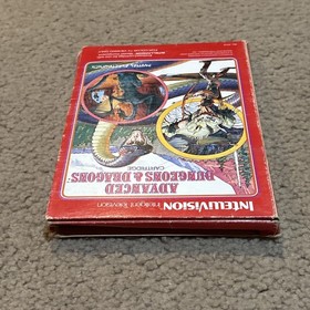 Intellivision Advanced Dugeons And Dragonsw/ box & overlays Works 1982 - 3410