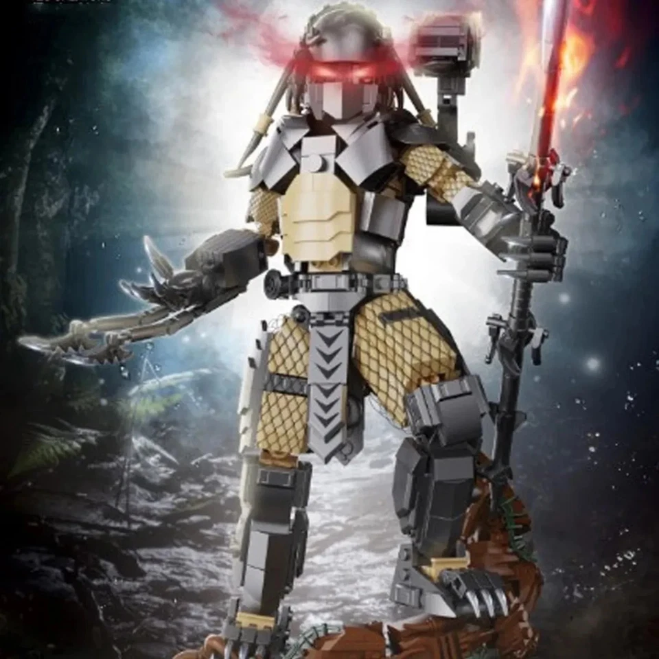 MOC 978PCS Alien Warrior Building Blocks Movable Joints STEM Educational DIY TOY - Image 2 of 4