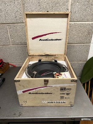 Audiobahn WAW1205N 12'' Subwoofer Basslautsprecher mit Originalkiste selten