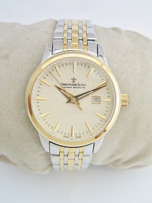 DREYFUSS & CO UHR DAMEN SEAFARER DLB00126/03 EDELSTAHL SWISS ORIGINAL