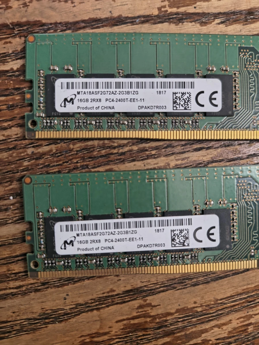 Micron DDR4 SDRAM 16 GB Total Capacity Memory (RAM) for sale | eBay