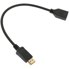 Male to Female Dp Cable Display Port Extension Displayport Cables Flat