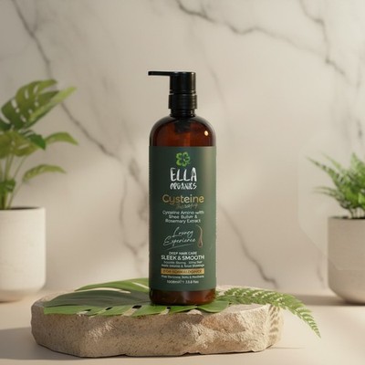 Cysteine Hair Treatment 1000ml Organic Smoothing Therapy - Formaldehyde Free