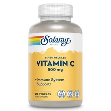 SOLARAY Vitamin C 500mg, TwoStage Timed Relea...