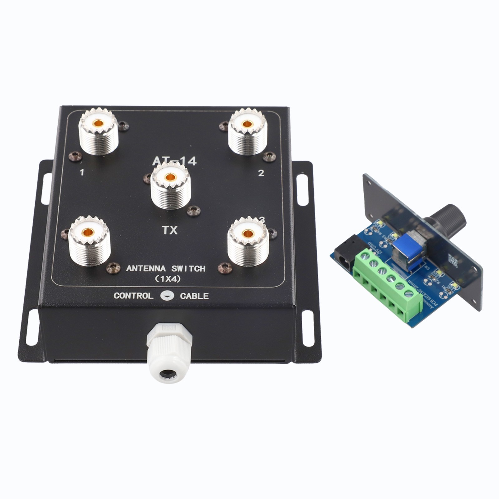 Remote Control Antenna Switch for 4 Inputs and 1 Output with 500W Power Rating
