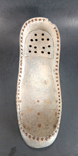 Antike Bergleute Aluminium Schuhbodensohle Overland Metallboden ca. 1914 - Bild 6 von 14