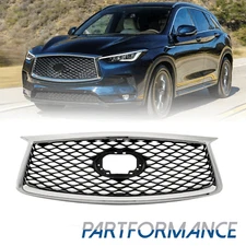 For INFINITI QX50 2019-2022 Front Bumper Upper Grille W/Camera Hole 6231-05NA-3A