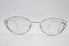 Glasses DANIEL SWAROVSKI S003 Gold Plated Silver Oval Eyeglass Frame New