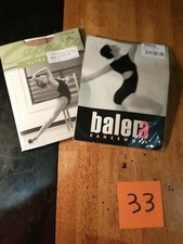 lot of two balera dancewear pantyhose suntan size LC tights/capezio a/b footless