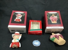 EUC Hallmark Keepsake Ornament, Set of 3, See Item Description Below