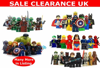 42 superheroes minifigures set