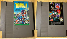 2 GAME LOT - NFL and NES Play Action Football (Nintendo NES) Tested Working