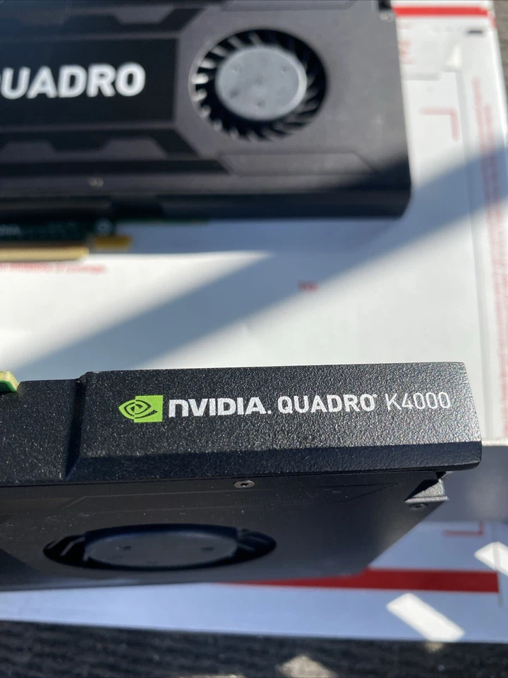 (1) Nvidia Quadro K4000 3GB GDDR5 2xDisplay Port 1xDVI Graphics Card - Image 2 of 2