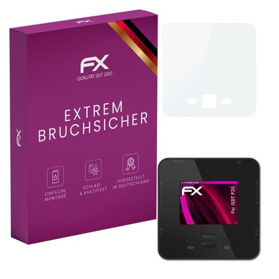 atFoliX Glasfolie für ISDT P20 Panzerfolie 9H Schutzpanzer Displayschutzfolie