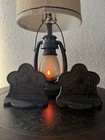 Pair of Vintage Cast Iron Fireplace Kettle Doorstop/Bookends Marked #44 — photo 7