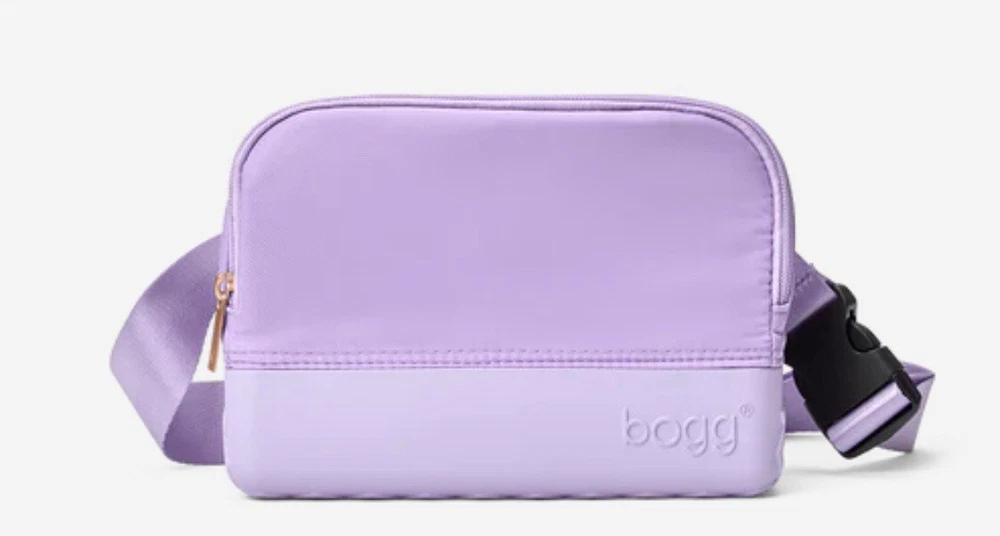 BOGG BELT BAG LILAC Official  9 x 7 x 3  SLING CROSSBODY OR BELT IT  NWT 💚