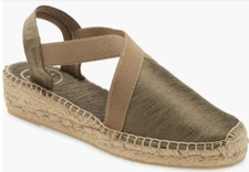 Toni Pons , VIC taupe Size 7.5 Women Espadrille Luxury