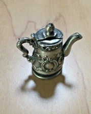 Sixtrees, Ltd Pewter Metal Teapot Dinner Placecard Holder