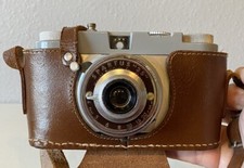 Vintage Spartus "35" 35mm Camera With Case Leather Untested