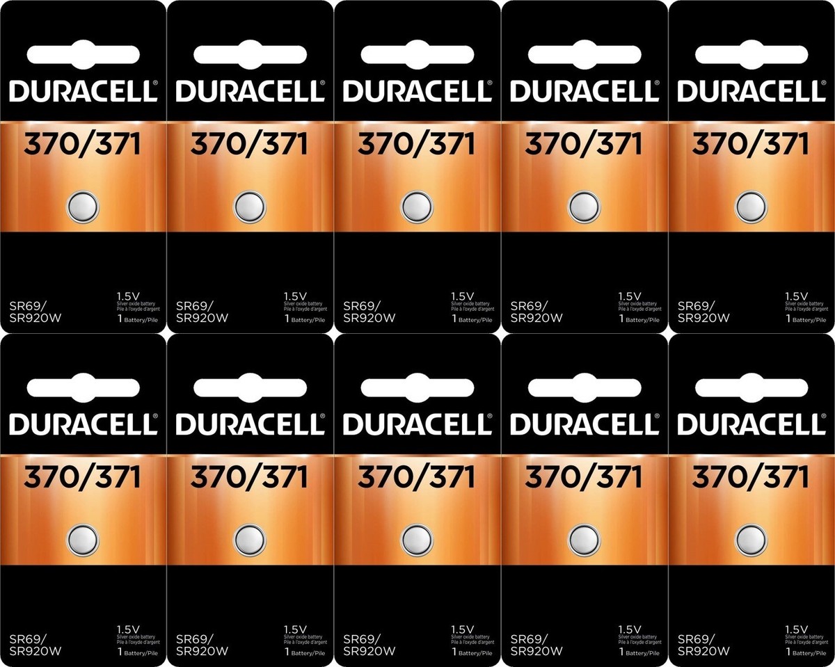 7 X Duracell 376/377 (7 Ampoules De 1 Batterie) 7 Piles (SR626/V377/V376/SR66/SR626W/SR626SW