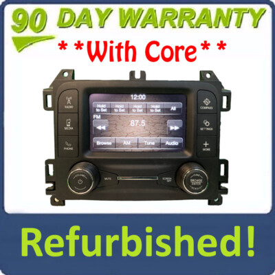 22 - 18 Jeep Wrangler OEM Radio Uconnect Display Receiver VP2_5 JL N