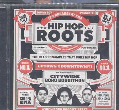 Tommy Boy Presents Hip Hop Roots CD Brand New Sealed