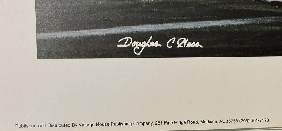 1994 “Gridiron Glory” National Champs Bowden FSU Douglas Hess Art Print 22X29 - Image 3 of 4