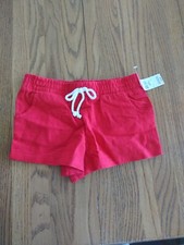 Basic Editions Kids Size Medium 7/8 Red Shorts