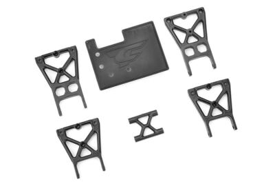 Corally - Center Roll Cage Mount - Chassis Tube version - Composite - 1 Set