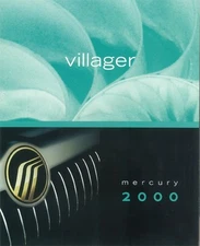 2000 Mercury Villager Sales Literature Piece Brochure Advertisement Options