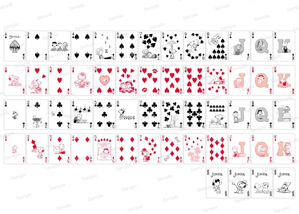 Snoopy Peanuts Bicycle Playing Cards Deck NEW Sealed - Image 4 of 4