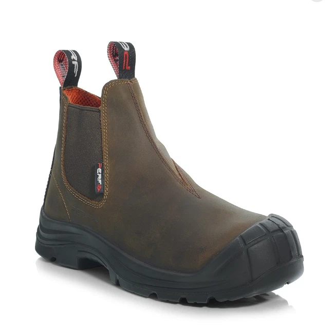 PERFORMANCE BRANDS Botas de Seguridad Perf Brands Pro Dealer Plus Marrón PUNTA DE ACERO PUNTA BOTAS DE TRABAJO PB56C