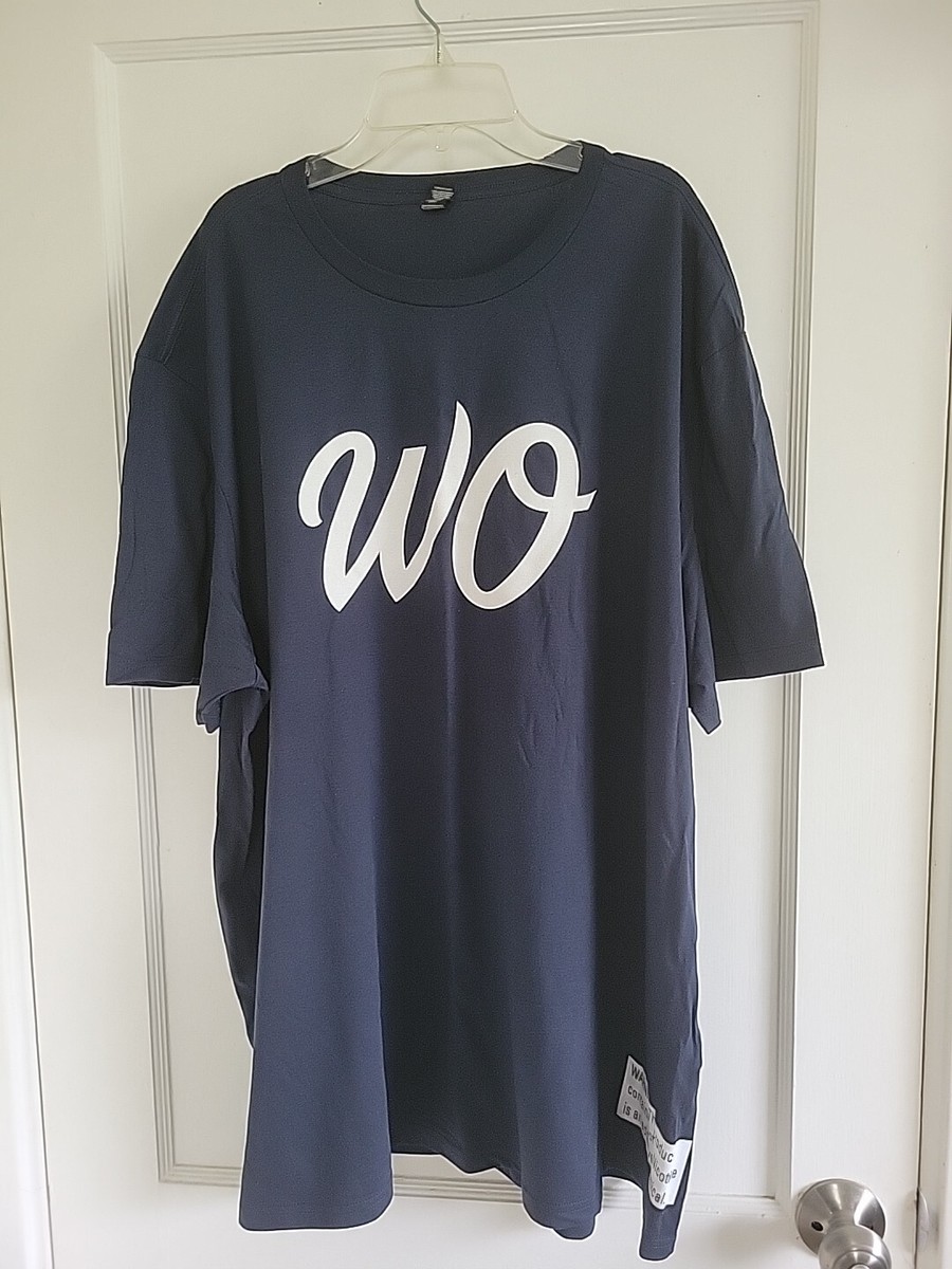 White Owl WO T-Shirt Navy Blue Bird Bucks Rewards Merchandise in