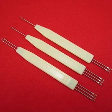 New! Deck Er Needles Set 0 1/8in 1/2 1/3 2/3 for knitting machine (N) -