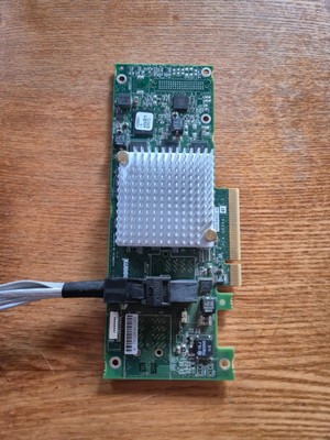 Adaptec ASR-8405E v2 RAID Controller + Mini-SAS-HD   4× SATA Kabel