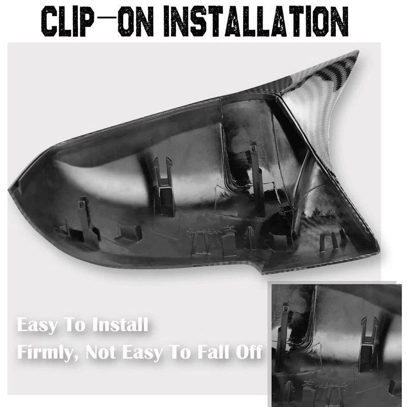 Carbon Style Mirror Cap Mirror Assembly For BMW F20 F21 F30 118i 120i 125i 328i Foto 4 de 4