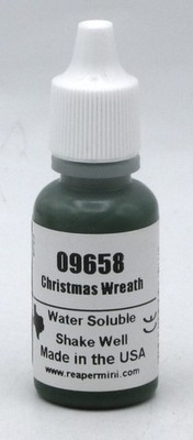 Reaper 09658 Christmas Wreath [1/2 oz] (Master Series Paint) Green Holiday