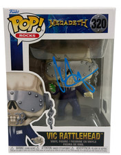 Marty Friedman Signed Vic Rattlehead Funko Megadeth Authentic Autograph Beckett