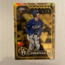 2024 Topps Gilded Collection Freddie Freeman #5 Gold /99 Dodgers